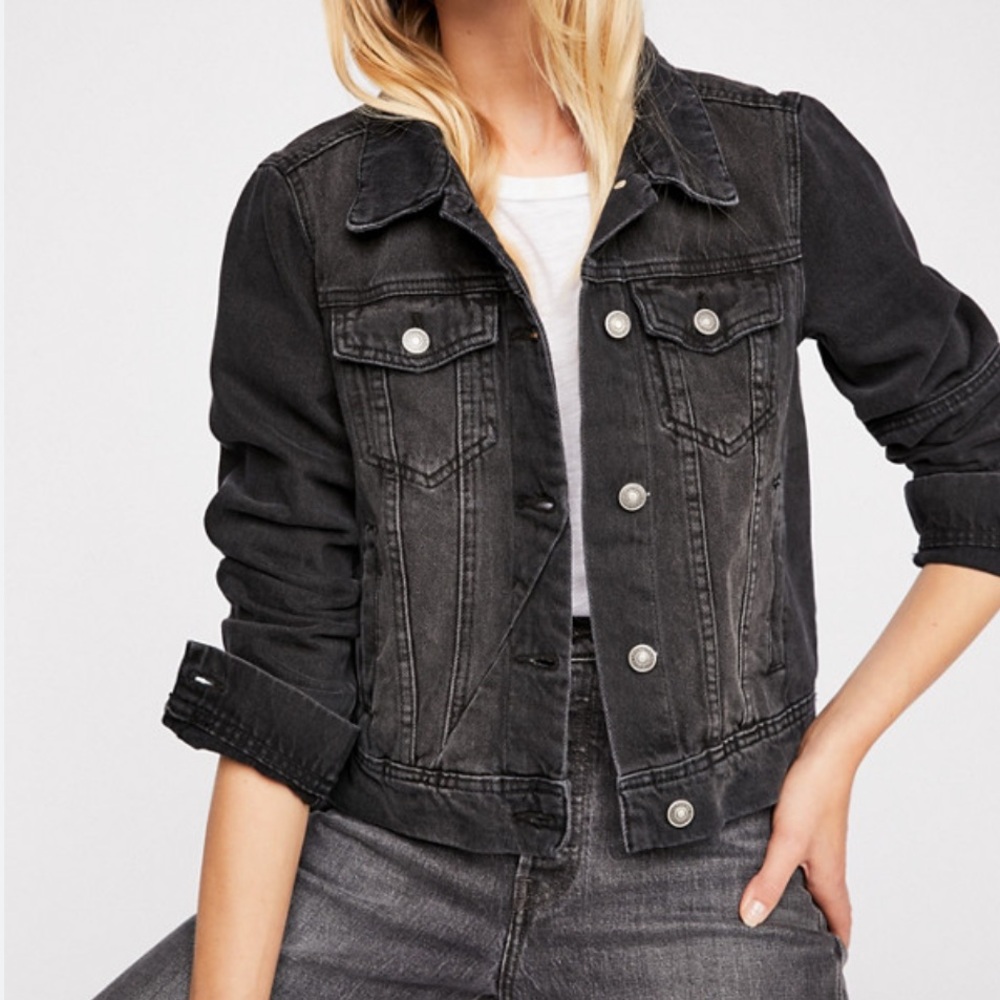 Free People We the Free Rumors Denim Jacket